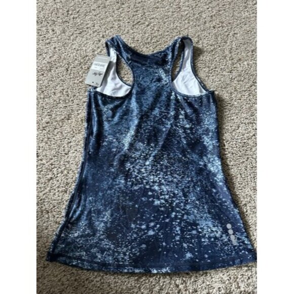 Bench Womens Blue Colorful Racerback Tank Sleeveless Active Size Small Pull Over - Picture 12 of 15